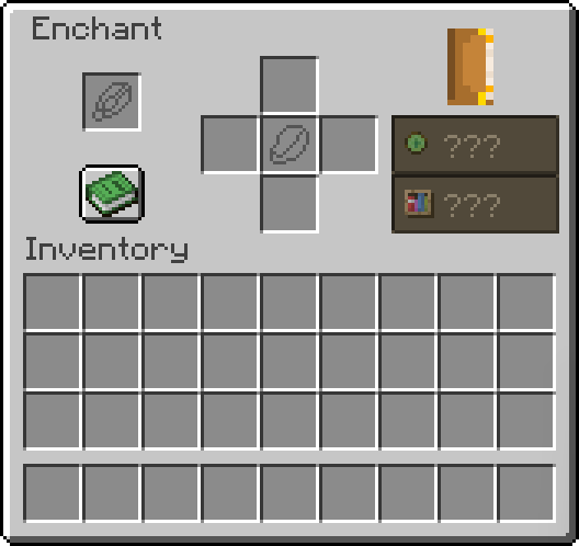 Enchanting Table UI