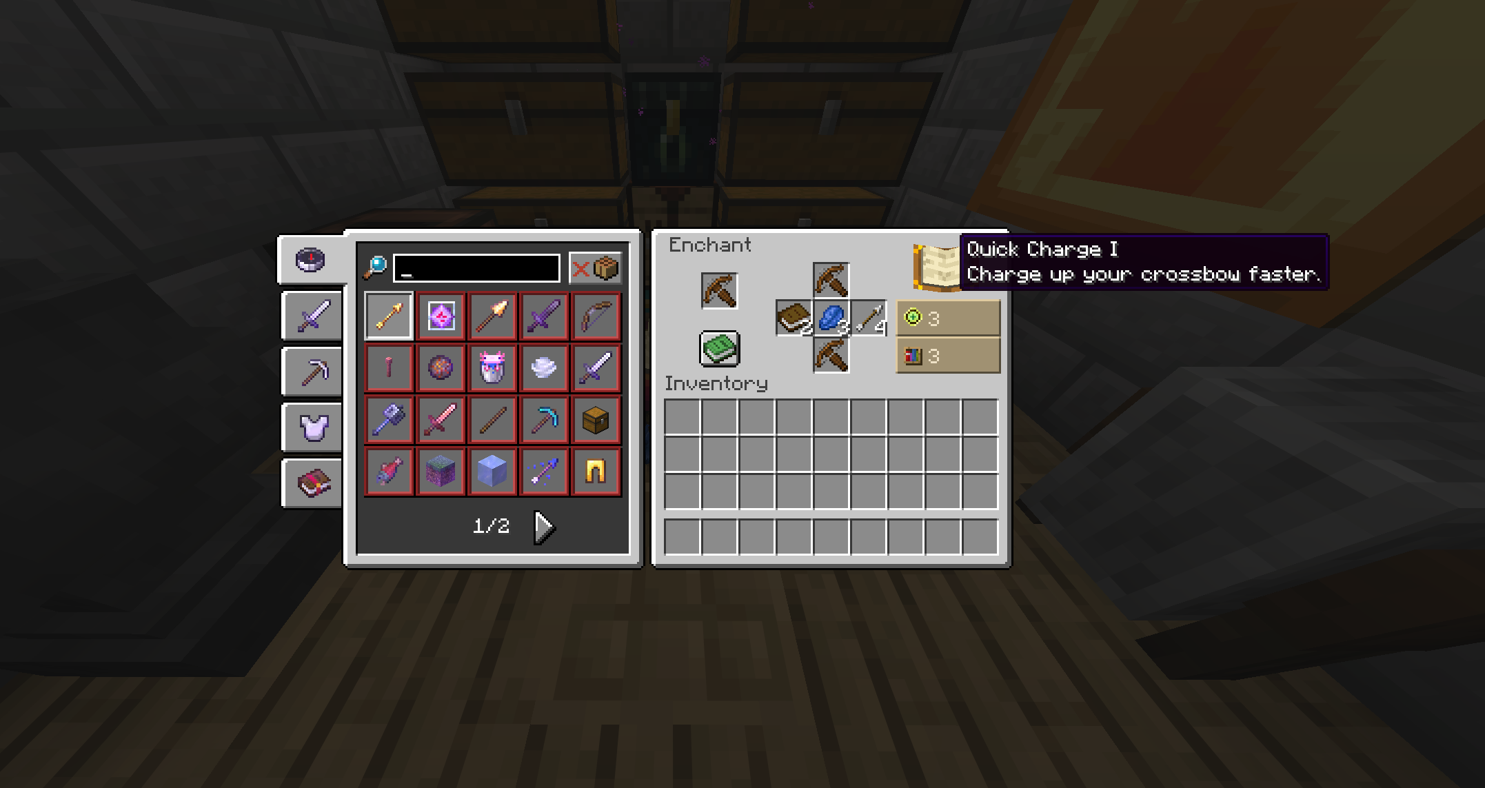 Vanilla² enchanting system